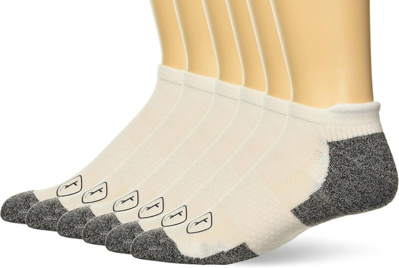 PGA TOUR Men's Ankle Golf Socks 6 Pack